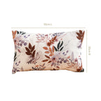 Floral Meadow Embroidered Cotton Cushion Cover 50x30cm Nestasia