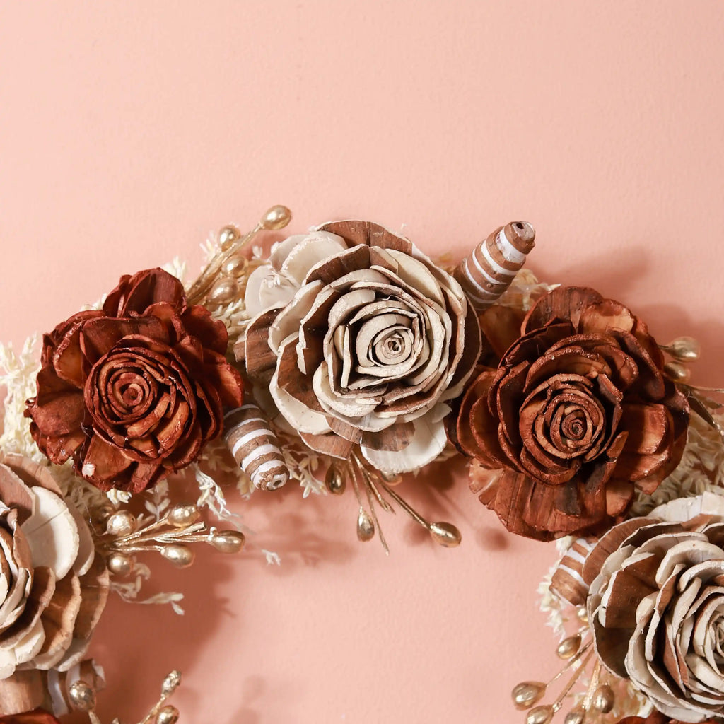 Natural Eco Flower Wreath Garland Nestasia