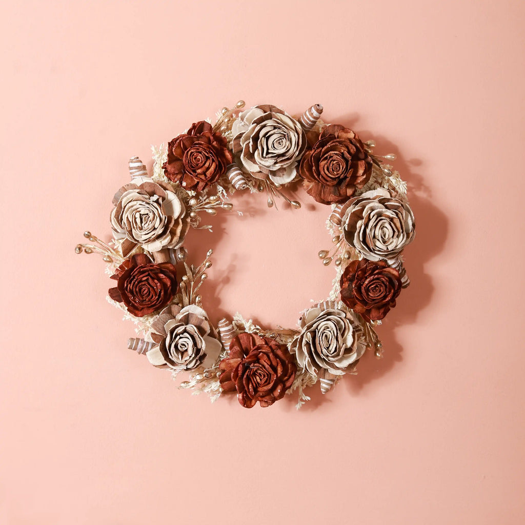 Natural Eco Flower Wreath Garland Nestasia