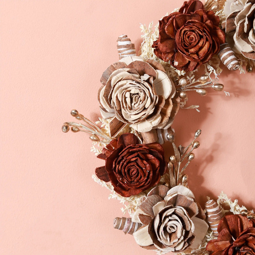 Natural Eco Flower Wreath Garland Nestasia