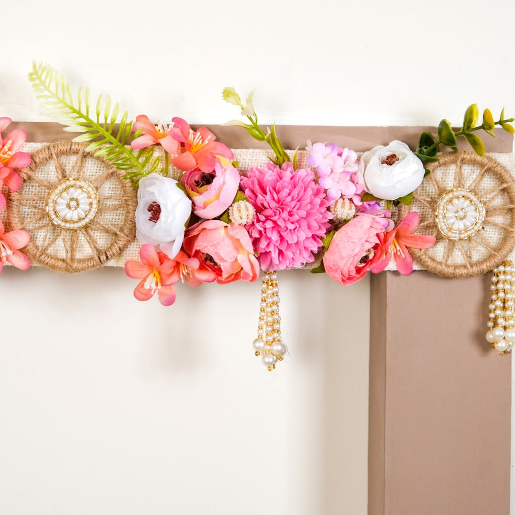 Flower And Pearls Decorative Toran Nestasia