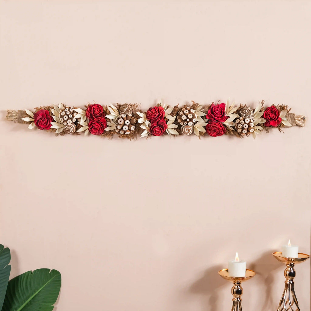 Natural Dried Flowers Door Hanging Nestasia
