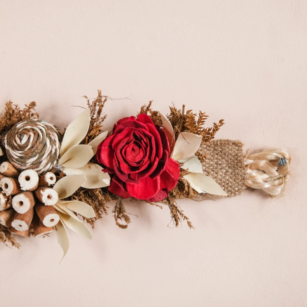 Natural Dried Flowers Door Hanging Nestasia