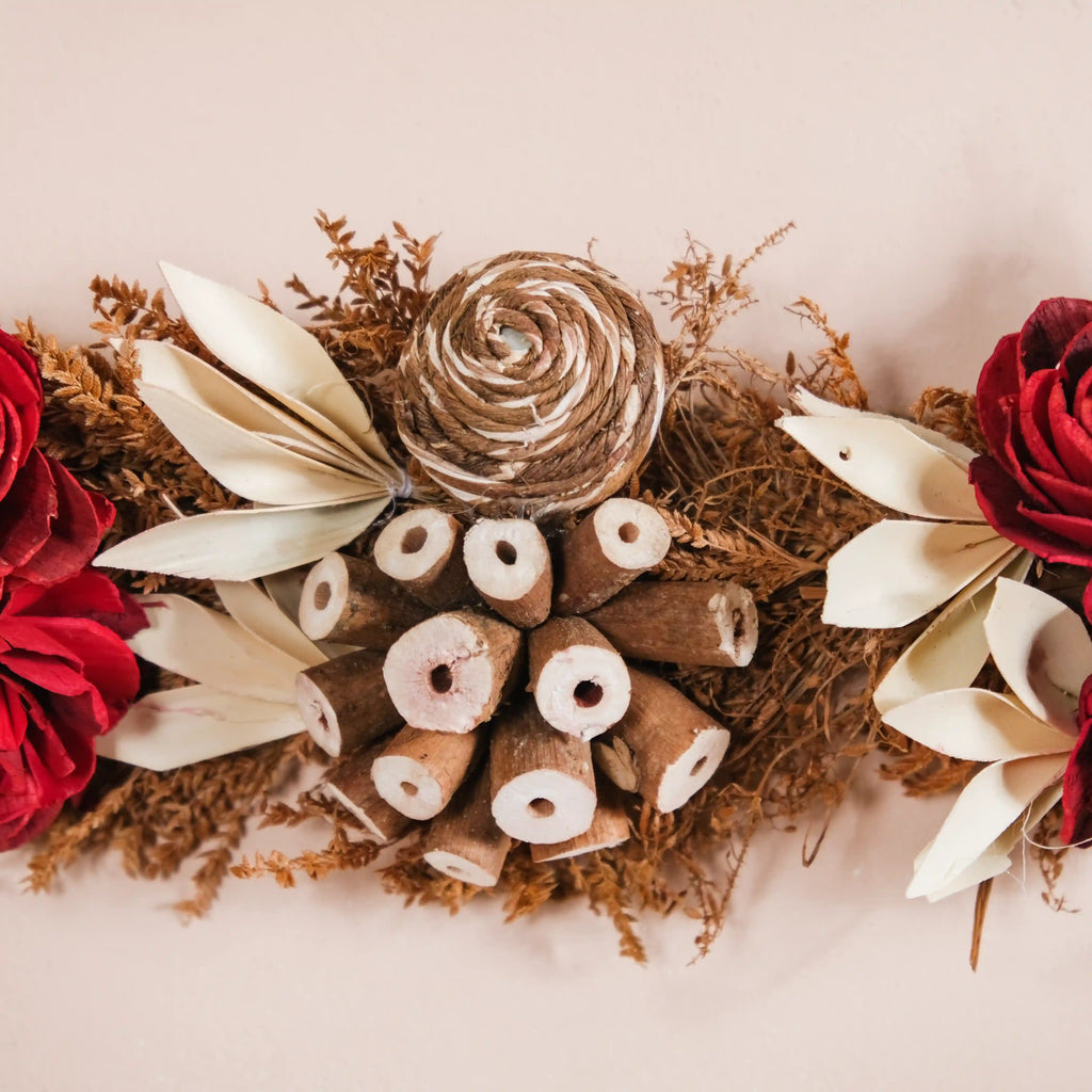 Natural Dried Flowers Door Hanging Nestasia