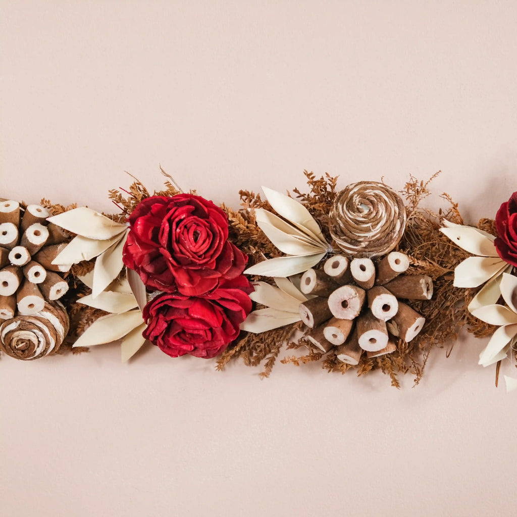 Natural Dried Flowers Door Hanging Nestasia