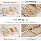 Luxury Jewellery Box With Velvet Base Nestasia