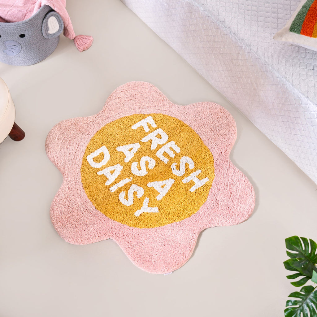 Fresh As A Daisy Anti Slip Cotton Floor Mat 72cm Nestasia