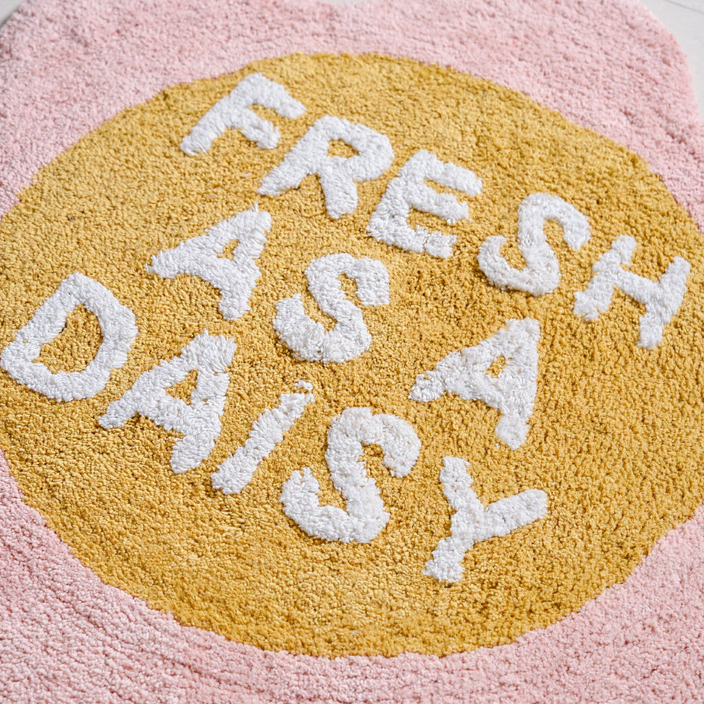 Fresh As A Daisy Anti Slip Cotton Floor Mat 72cm Nestasia