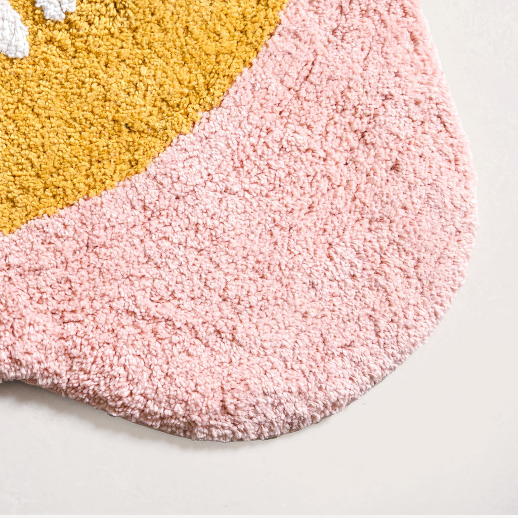 Fresh As A Daisy Anti Slip Cotton Floor Mat 72cm Nestasia