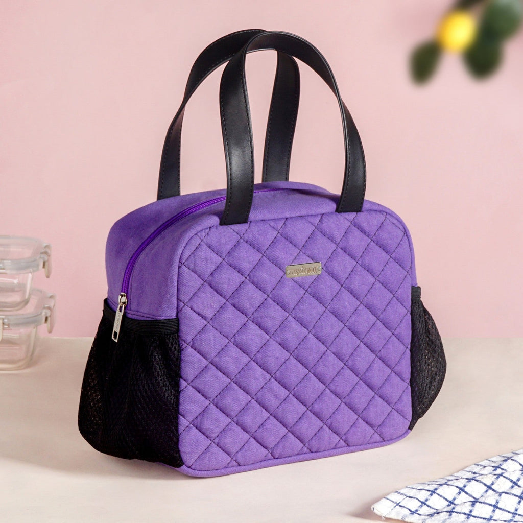 Freshpack Insulated Daily Lunch Bag Purple Nestasia