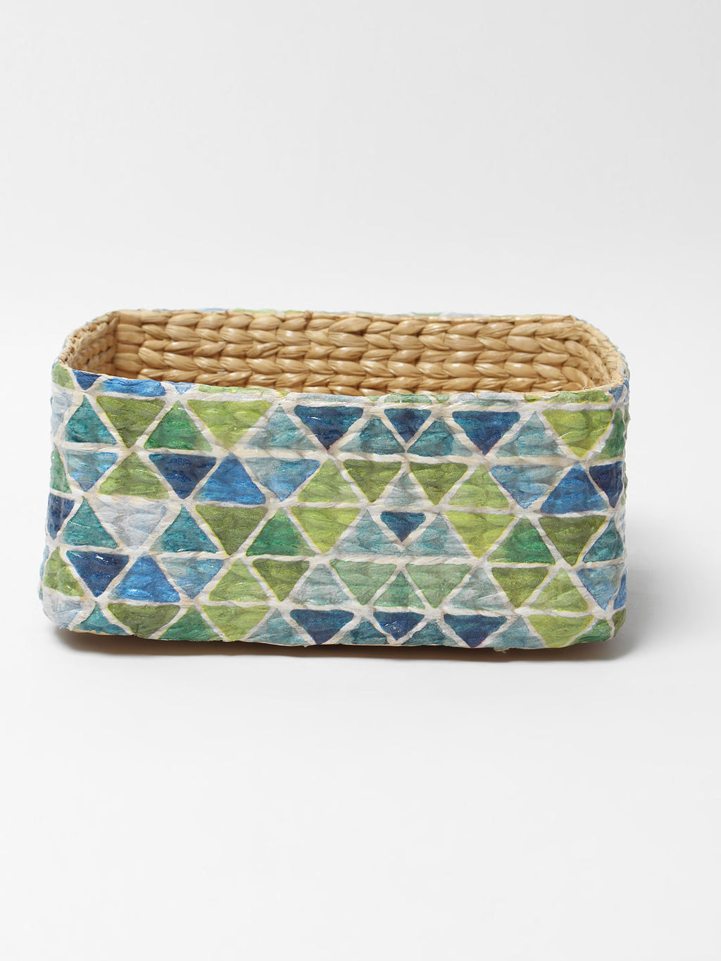 Seagrass Organizer Tray for Stylish Home Storage and Tabletop Decor