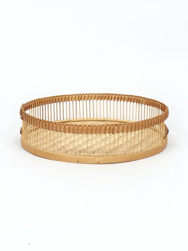Natural Bamboo Tray for Gifting, Serving, and Multipurpose Use
