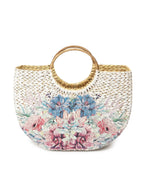Seagrass U-Shape Tote Bag for Shopping, Storage & Picnic Days