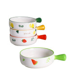 Fruit Printed Bowl With Handle Nestasia
