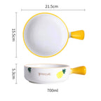 Fruit Printed Bowl With Handle Nestasia