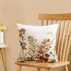 Garden Bloom Embroidered Cushion Cover 40x40cm Nestasia