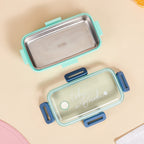 Stainless Steel Lunch Box Small Mint 530ml Nestasia