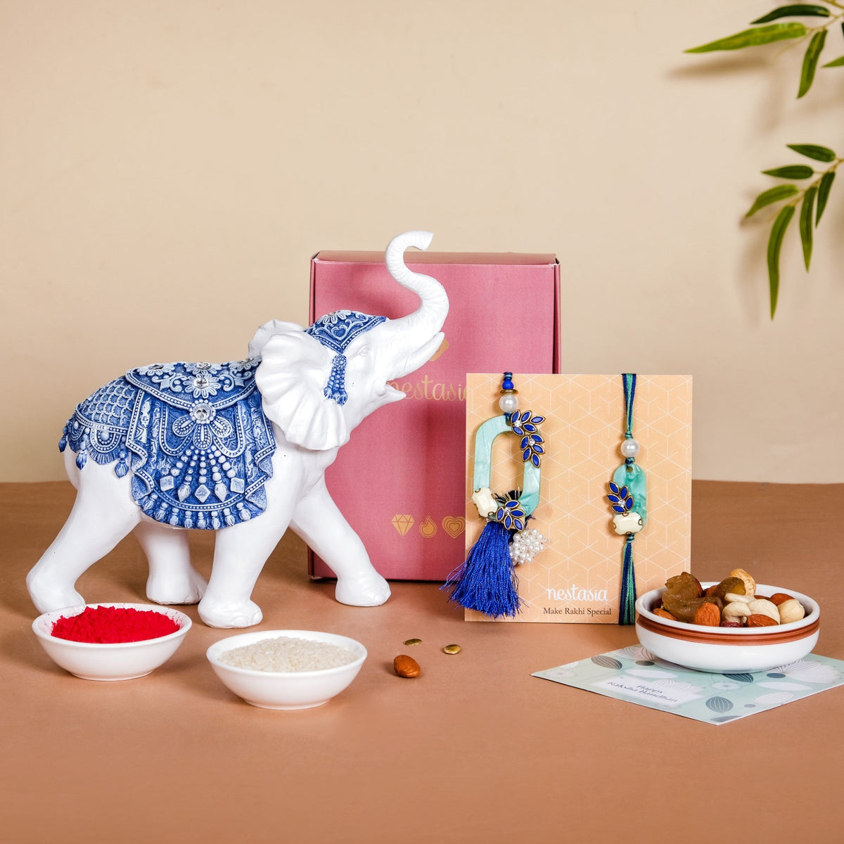 Elephant Whisperer Rakhi Lumba Gift Hamper Nestasia
