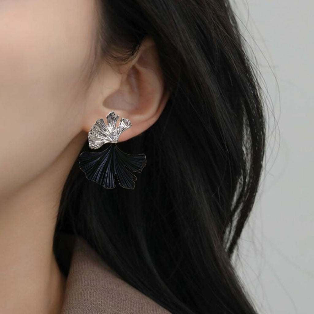 Ginkgo Foliage Earrings Nestasia