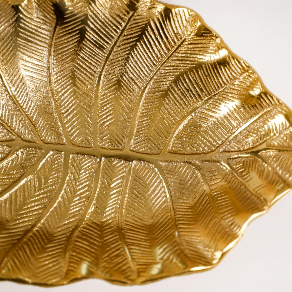 Colocasia Leaf Trinket Tray Gold Set Of 2 Nestasia