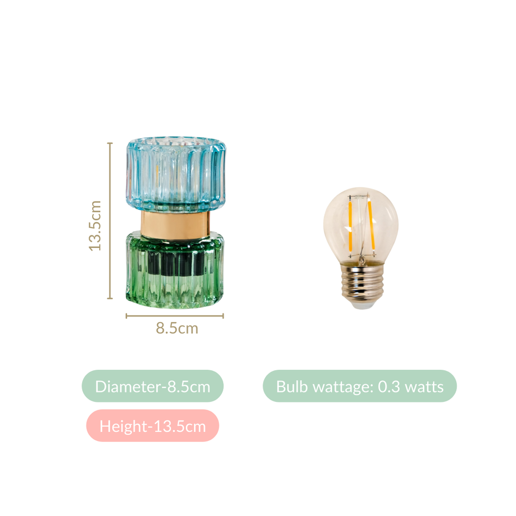 Hourglass Battery LED Lamp Nestasia