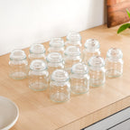 Airtight Mini Spice Jars Set Of 12 100ml Nestasia