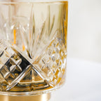 Diamond Cut Glass Decor Lamp Wireless Battery Operated Nestasia