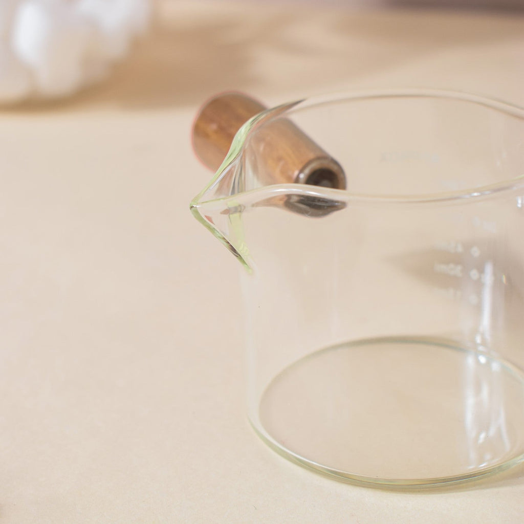 Double Mouth Glass Measuring Cup With Handle Nestasia