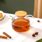 Borosilicate Glass Tea Pitcher With Lid 1100ml Nestasia