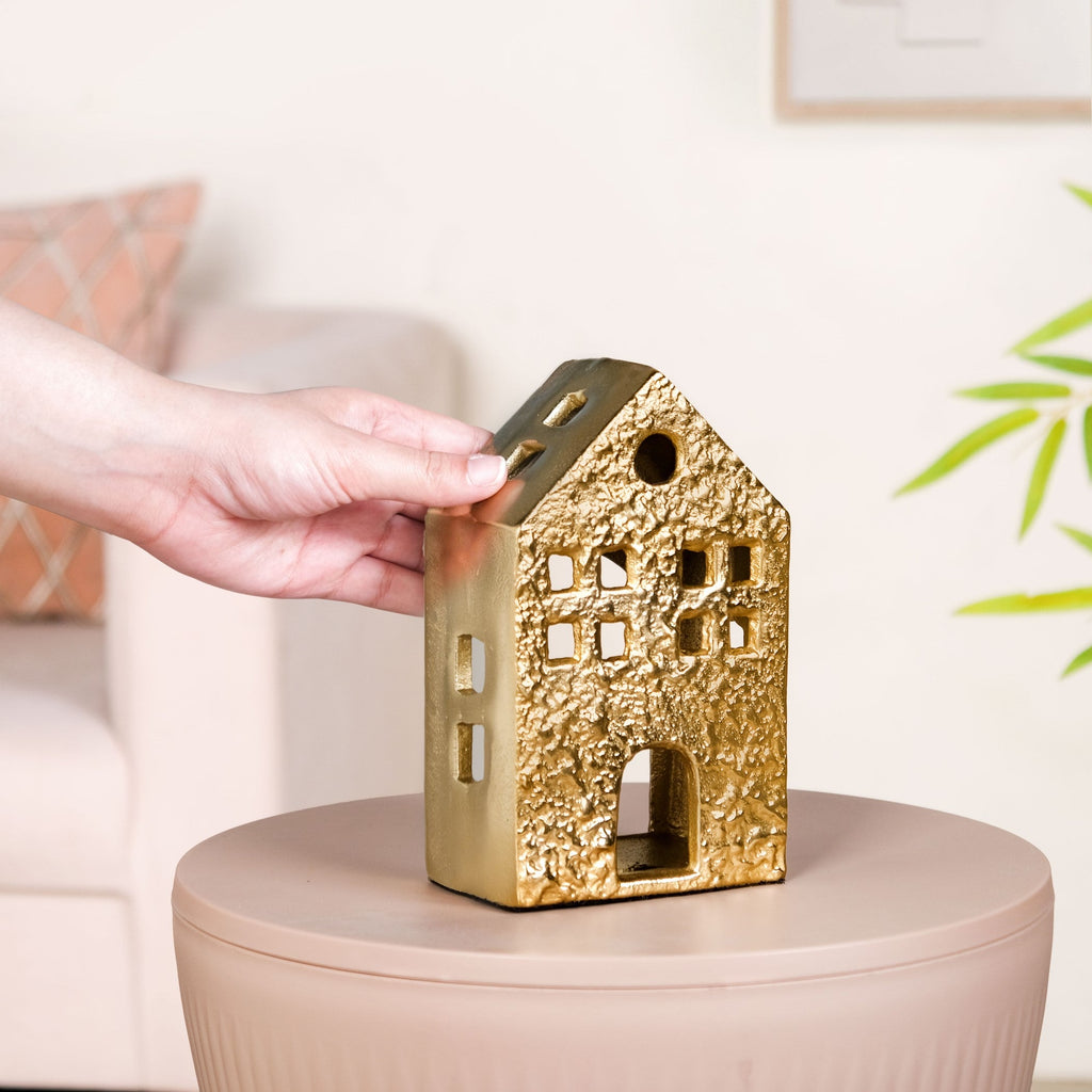Glowhouse Gold Tealight Holder Nestasia