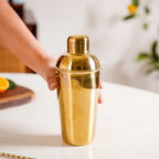 Gold Stainless Steel Cocktail Shaker 650ml Nestasia