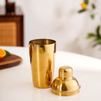 Gold Stainless Steel Cocktail Shaker 650ml Nestasia