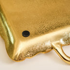 Golden Crest Royalcore Embossed Metal Tray Large Nestasia