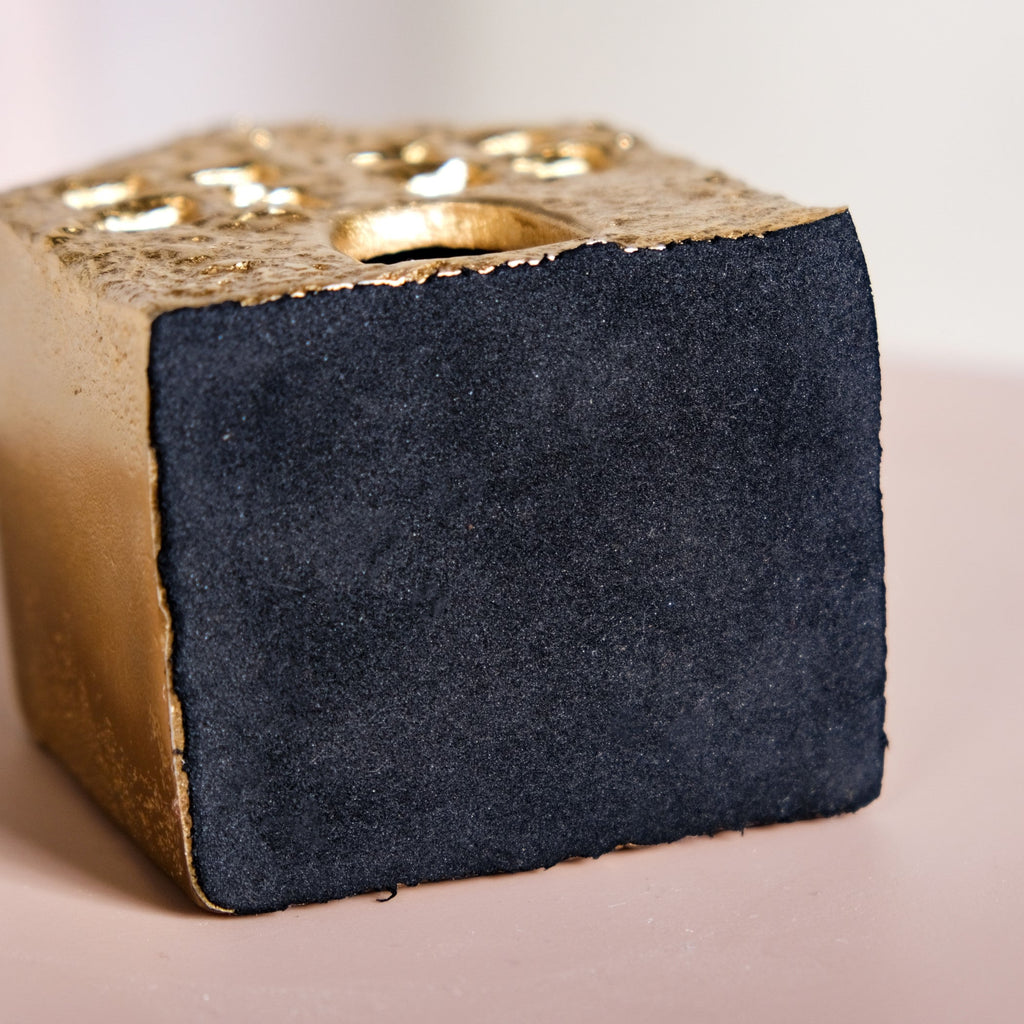Golden Nest Mini House Tealight Holder Nestasia