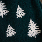 Green Reversible Christmas Tree Throw Blanket Nestasia