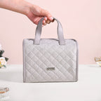 Roll Up Grey Vanity Makeup Pouch Nestasia