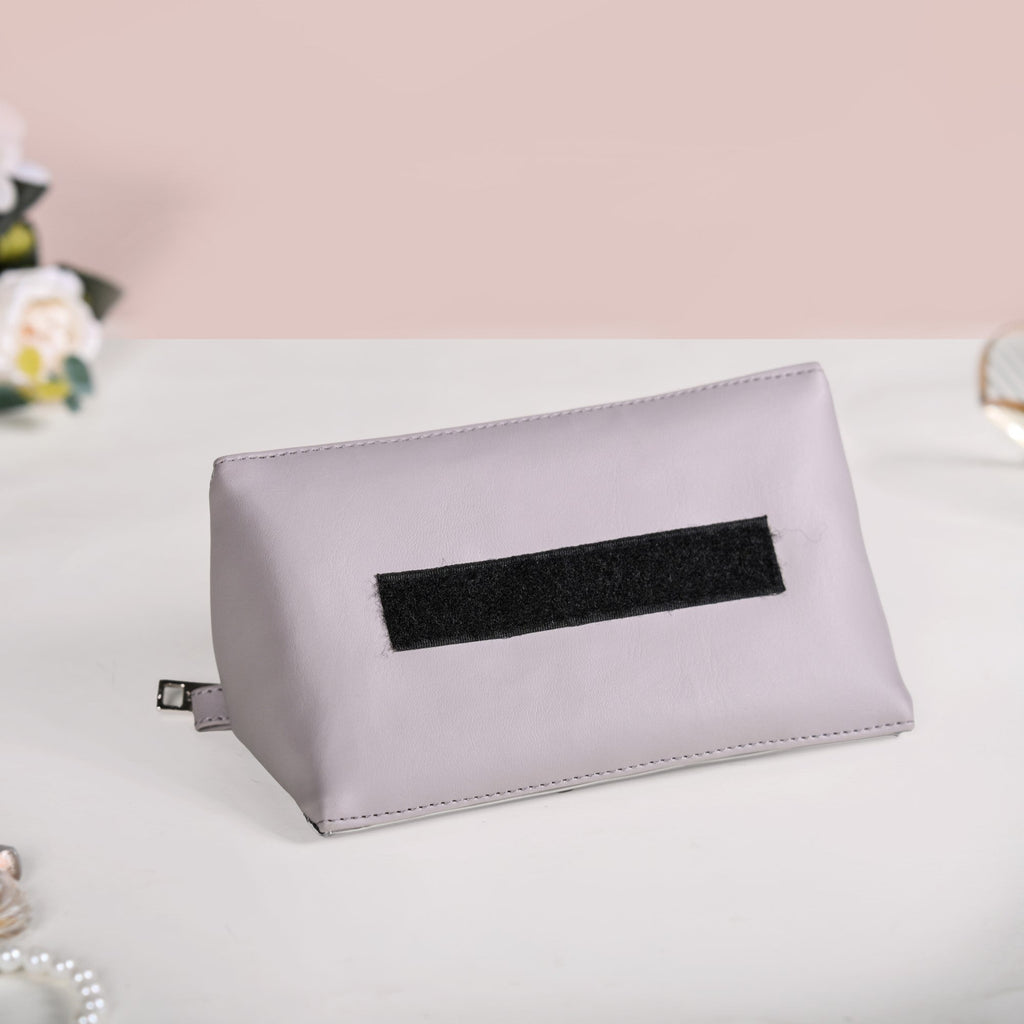 Roll Up Grey Vanity Makeup Pouch Nestasia