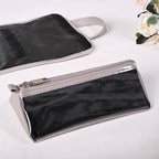 Roll Up Grey Vanity Makeup Pouch Nestasia