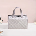 Roll Up Grey Vanity Makeup Pouch Nestasia