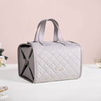 Roll Up Grey Vanity Makeup Pouch Nestasia