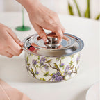 Wisteria Birds Printed Casserole 1100ml Nestasia