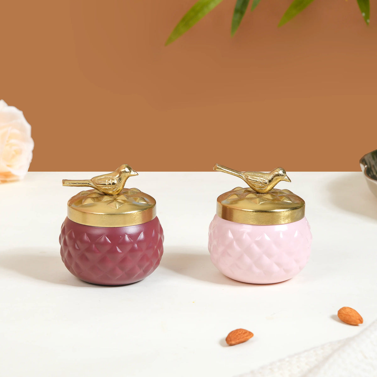 Festive Jar Dry Fruits Gift Hamper Set of 4 Nestasia
