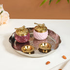 Festive Jar Dry Fruits Gift Hamper Set of 4 Nestasia