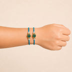 Peacock Charm Rakhi Gift Set Nestasia