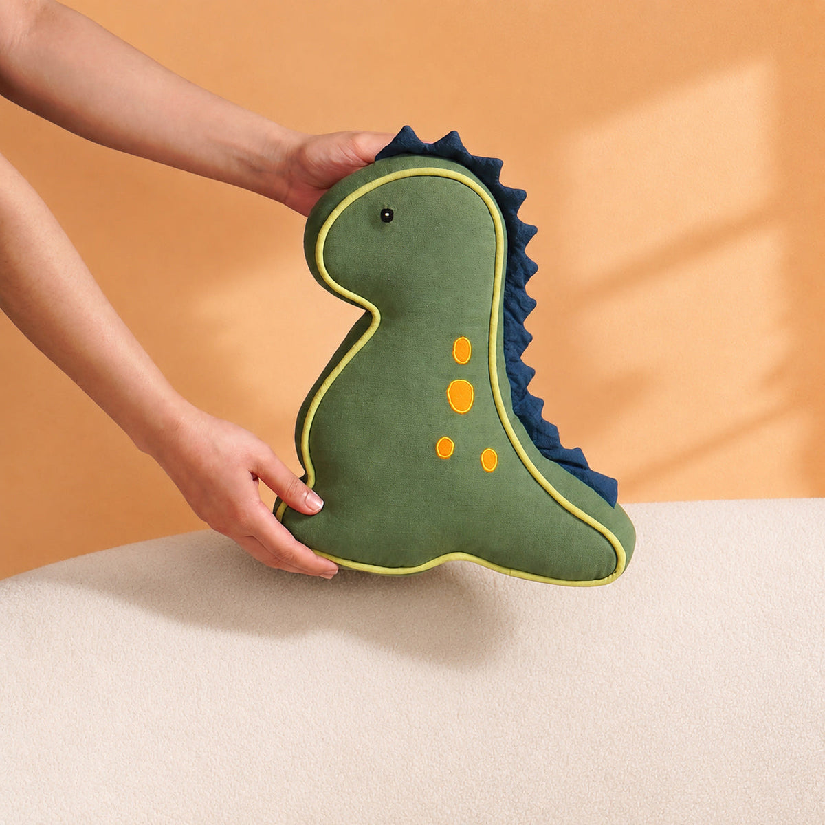 Dinosaur Plush Sofa Cushion 31x25cm Nestasia