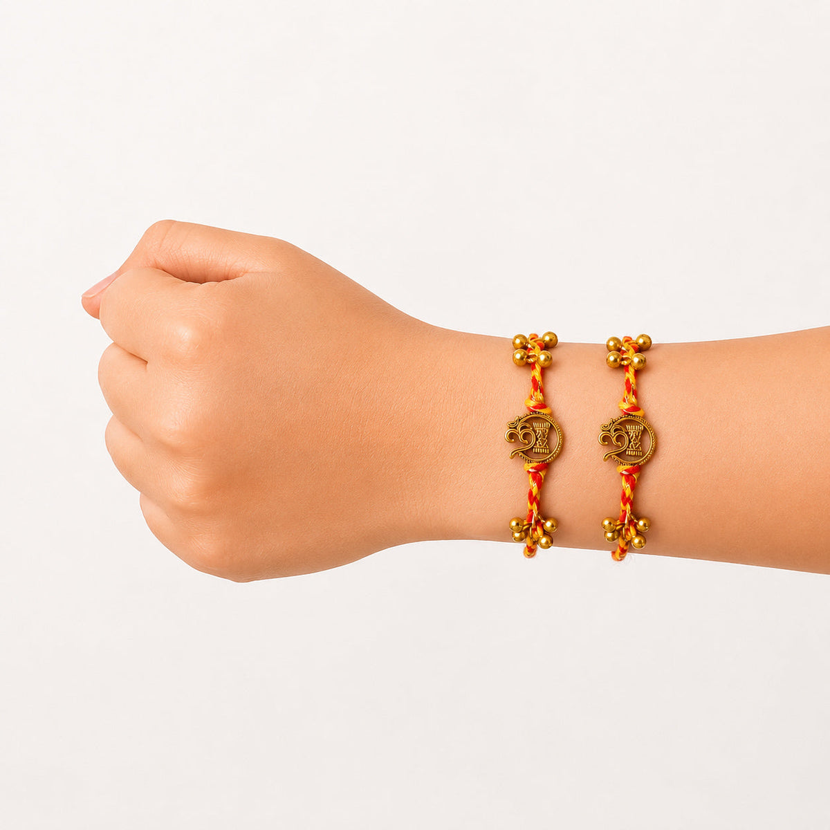 Sacred Om Rakhi Gift Set Nestasia