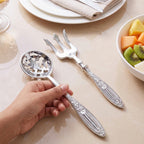 Vintage Serving Spoon And Fork Set Of 2 Nestasia