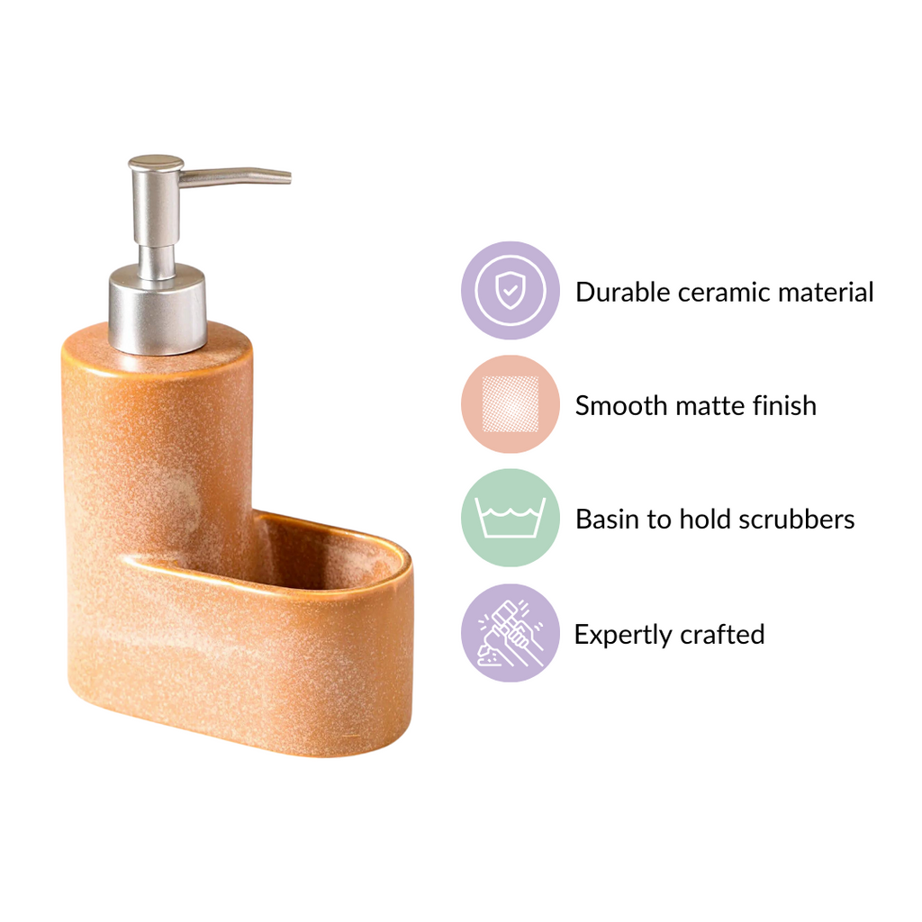 Liquid Soap Dispenser With Holder Nestasia