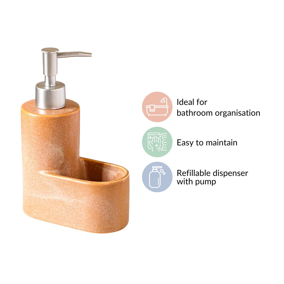 Liquid Soap Dispenser With Holder Nestasia