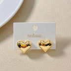 Heart Of Gold Studs Nestasia